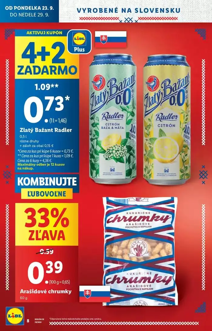 Leták: Platný od pondelka 23. 09. 2024 od 23. septembra do 29. septembra 2024 - Prehľad Stránky 10