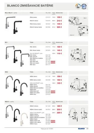 Leták: BLANCO akciová ponuka od 1. septembra do 31. decembra 2023 - Prehľad Stránky 39