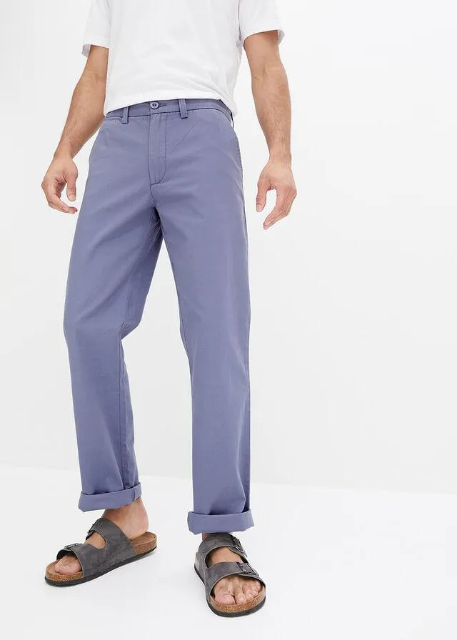 Pantaloni chino regular fit, drepți