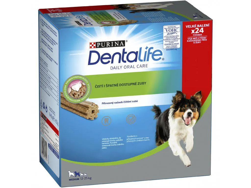 Purina Dentalife Medium Multipack 24 tyčiniek
