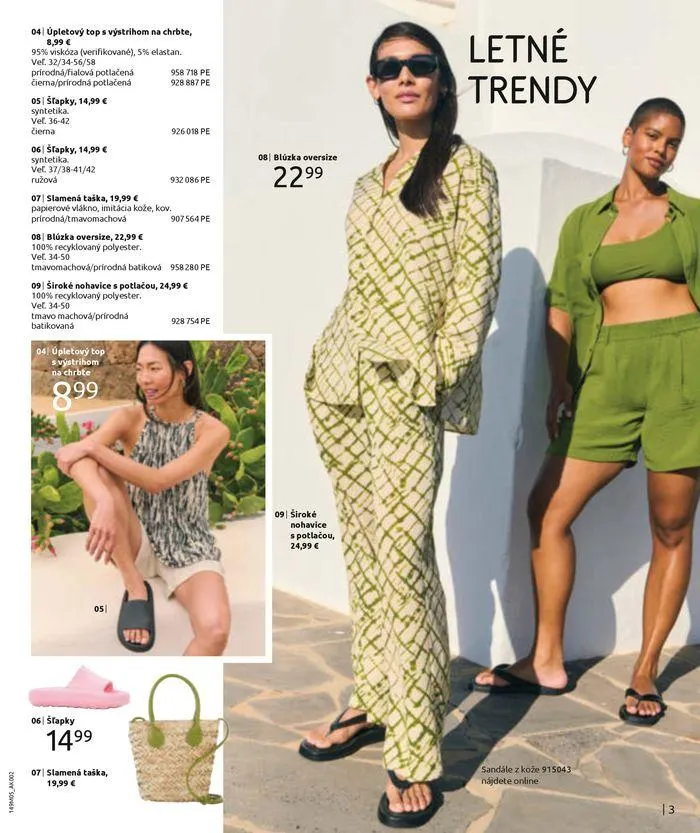 Leták: BonPrix Dovolenka VolÁ od 14. mája do 13. augusta 2024 - Prehľad Stránky 5