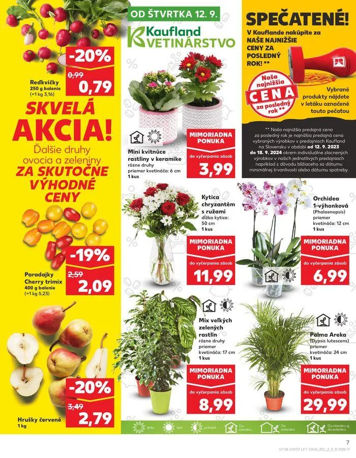 Leták: Exkluzívne výhodné ponuky od 12. septembra do 18. septembra 2024 - Prehľad Stránky 7