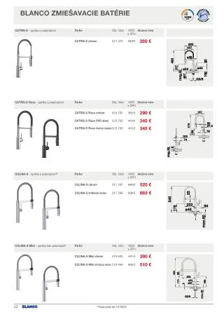Leták: BLANCO akciová ponuka od 1. septembra do 31. decembra 2023 - Prehľad Stránky 42