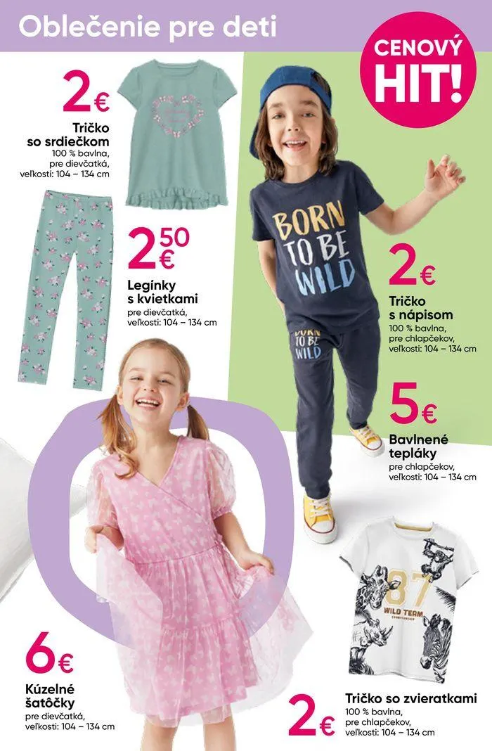 Leták: Detské pyžamá Disney od 28. marca do 10. apríla 2024 - Prehľad Stránky 3