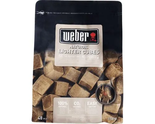 Podpaľovacie kocky Weber hnedé ekologické