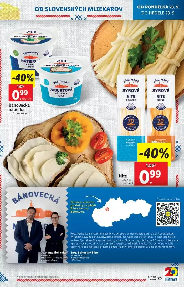 Leták: Platný od pondelka 23. 09. 2024 od 23. septembra do 29. septembra 2024 - Prehľad Stránky 33