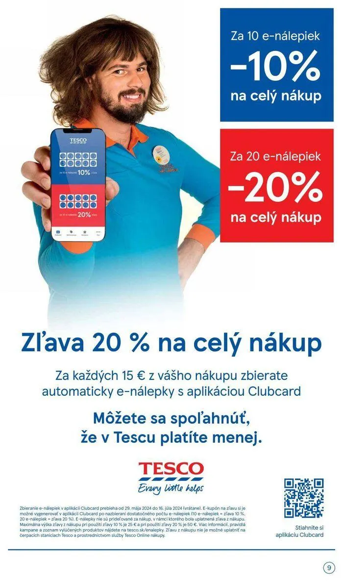 Leták: Tesco hypermarketi  od 14. júna do 18. júna 2024 - Prehľad Stránky 9