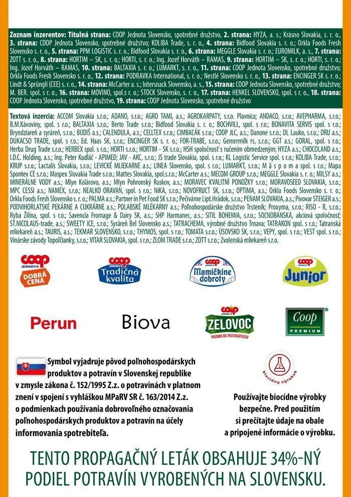 Leták: Skvelá ponuka pre všetkých zákazníkov od 28. augusta do 4. septembra 2024 - Prehľad Stránky 20