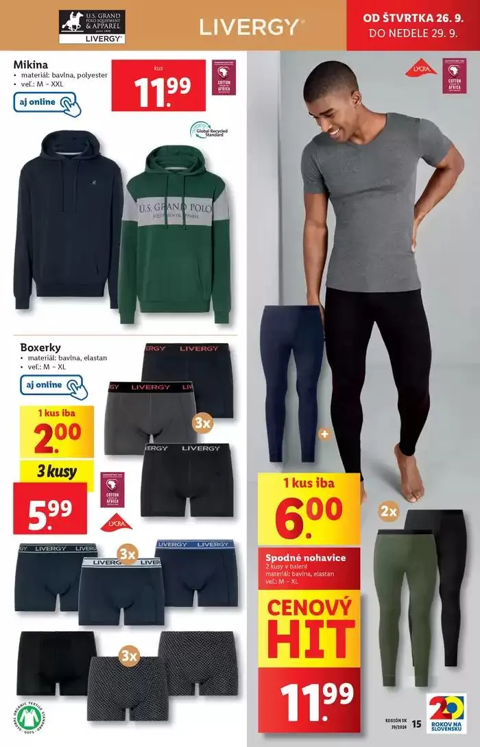 Leták: Platný od pondelka 23. 09. 2024 od 23. septembra do 29. septembra 2024 - Prehľad Stránky 77