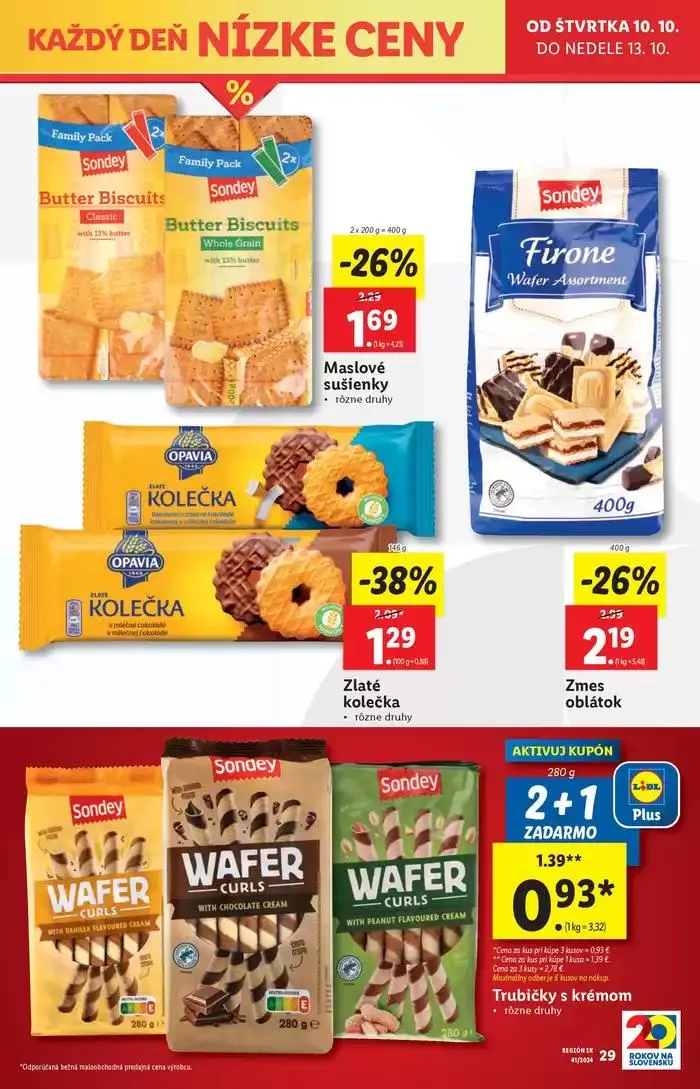 Leták: Platný od štvrtka 10. 10. 2024 od 10. októbra do 13. októbra 2024 - Prehľad Stránky 31