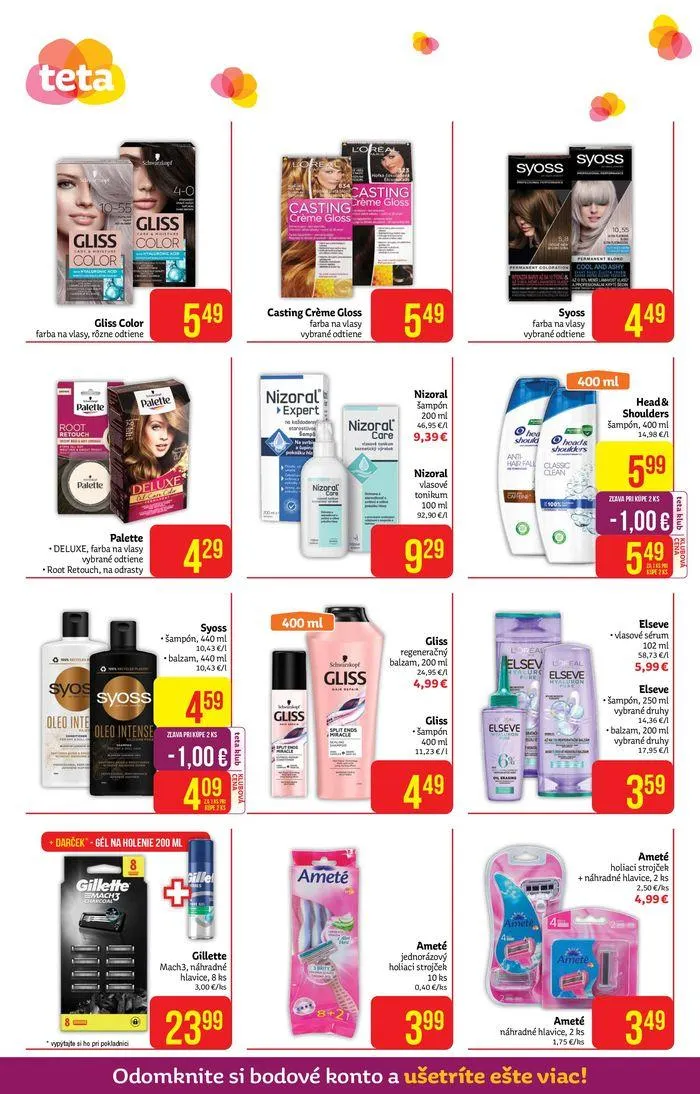 Leták: TETA Drogerie katalóg od 3. júna do 12. júna 2024 - Prehľad Stránky 8