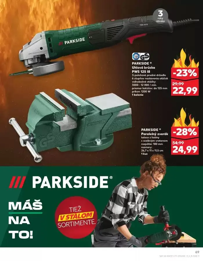 Leták: Naše najlepšie ponuky pre vás od 26. septembra do 2. októbra 2024 - Prehľad Stránky 69