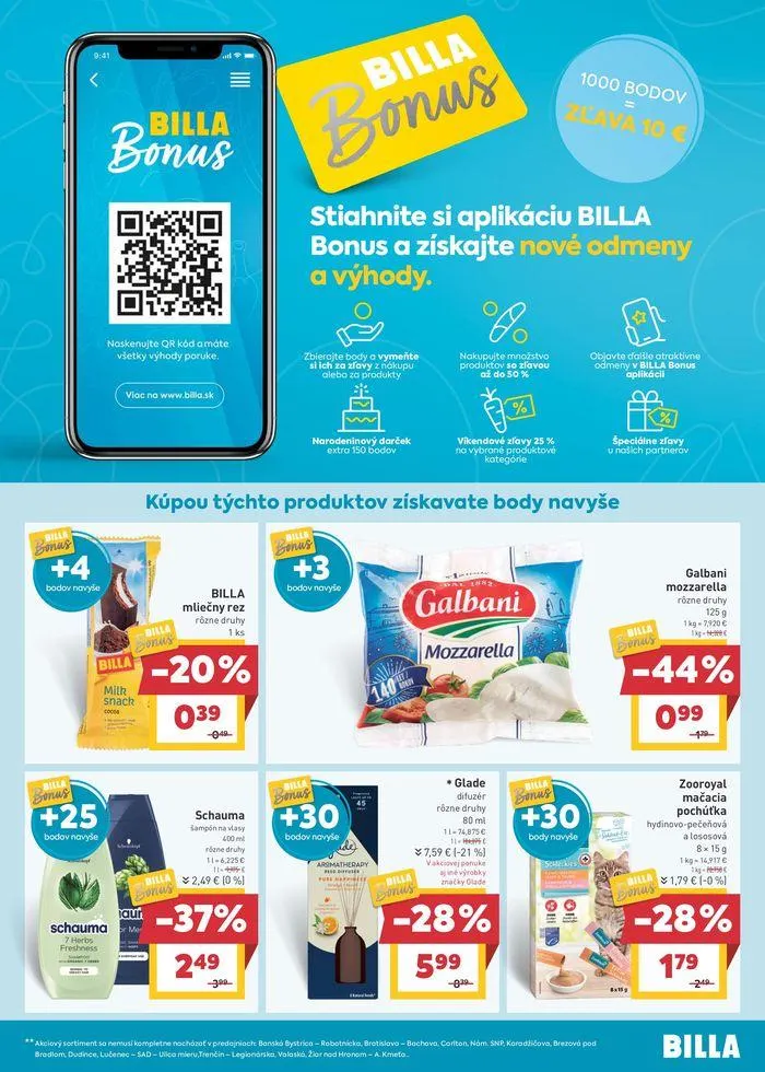 Leták: Leták Billa od 28. augusta do 3. septembra 2024 - Prehľad Stránky 29