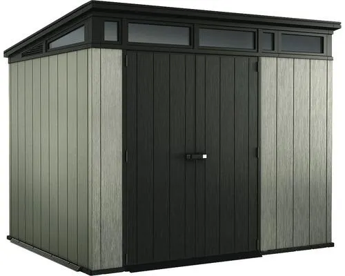 Plastový záhradný domček Keter Artisan 9x7 Duotech 279x216 cm sivý