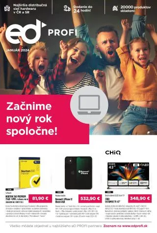 Leták: eD Profi leták od 1. januára do 31. januára 2024 - Prehľad Stránky 