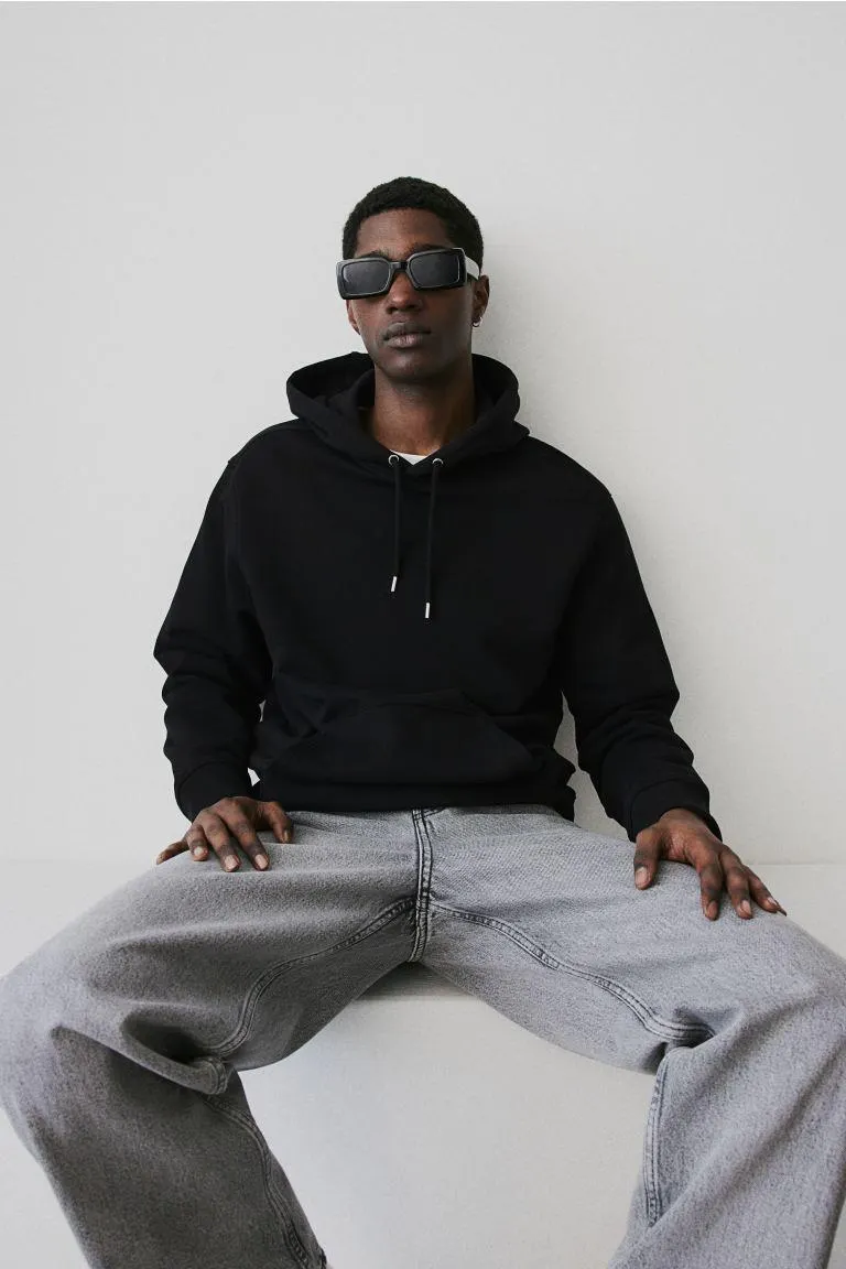 Φούτερ Regular Fit με κουκούλα