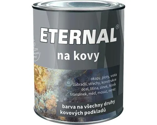 Antikorózna farba ETERNAL na kovy 0,7 kg zelený 406