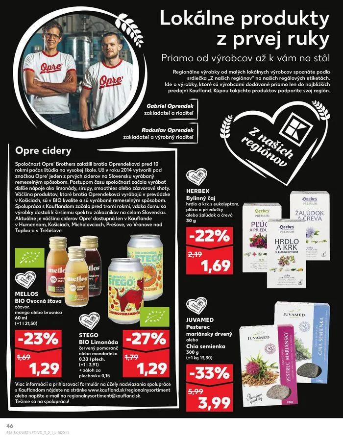 Leták: Exkluzívne výhodné ponuky od 12. septembra do 18. septembra 2024 - Prehľad Stránky 46