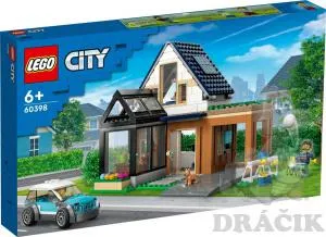 60398 Lego City- Rodinný dom a elektromobil