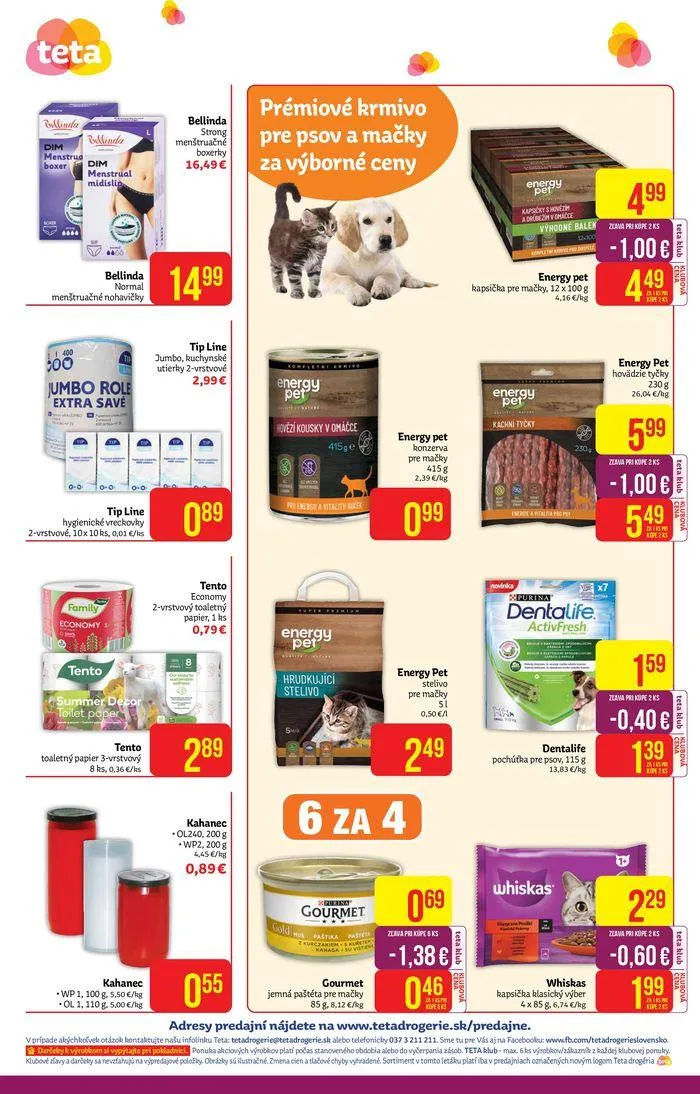 Leták: TETA Drogerie katalóg od 3. júna do 12. júna 2024 - Prehľad Stránky 16