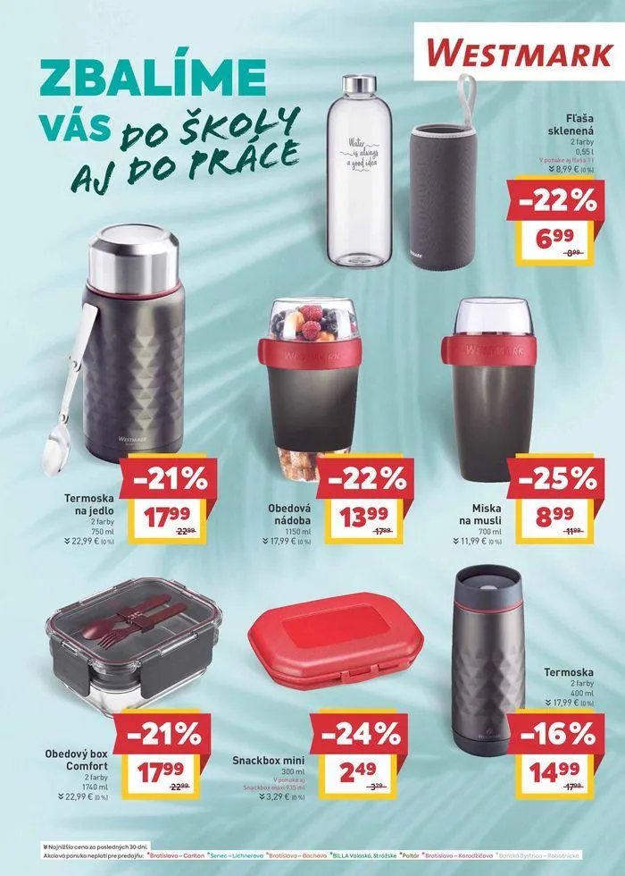 Leták: Leták Billa od 28. augusta do 3. septembra 2024 - Prehľad Stránky 32