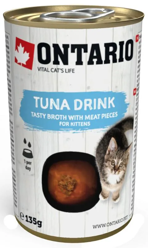 Nápoj Ontario Kitten Drink Tuna 135g