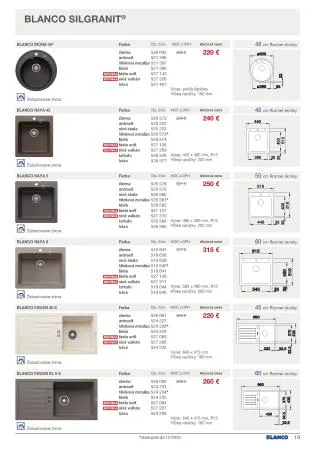 Leták: BLANCO akciová ponuka od 1. septembra do 31. decembra 2023 - Prehľad Stránky 19