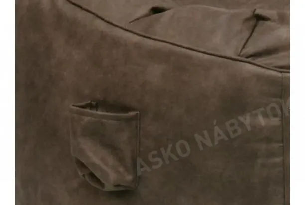 Sedací vak Cortona, hnedý