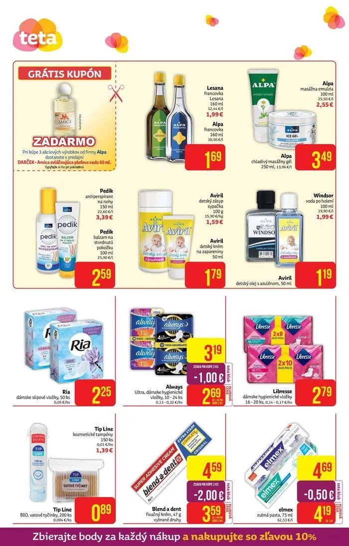 Leták: TETA Drogerie katalóg od 3. júna do 12. júna 2024 - Prehľad Stránky 9
