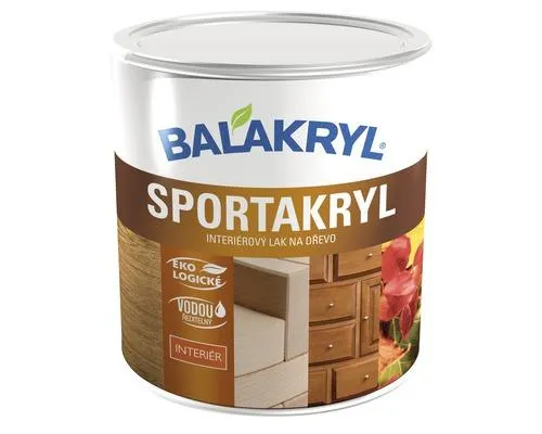 Lak na drevo BALAKRYL SPORTAKRYL V1602 lesklý interiérový 700 g ekologicky šetrné