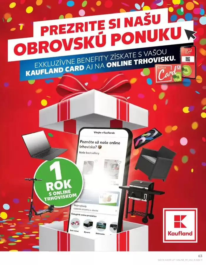 Leták: Naše najlepšie ponuky pre vás od 26. septembra do 2. októbra 2024 - Prehľad Stránky 63