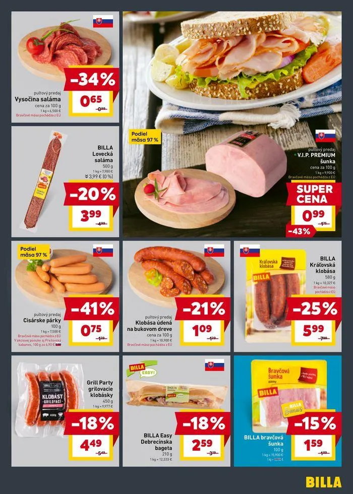 Leták: Leták Billa od 28. augusta do 3. septembra 2024 - Prehľad Stránky 9