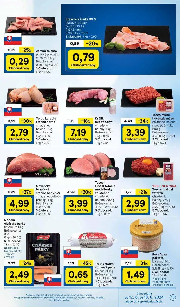 Leták: Tesco hypermarketi  od 14. júna do 18. júna 2024 - Prehľad Stránky 19