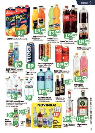 Leták: Fresh leták - Východné Slovensko od 11. apríla do 24. apríla 2024 - Prehľad Stránky 9