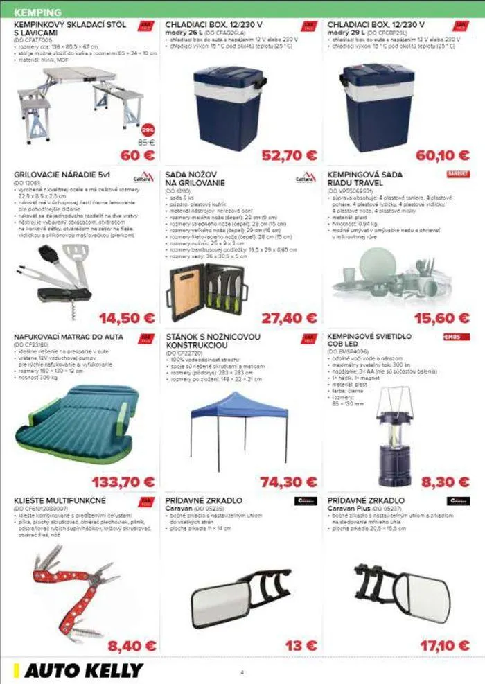 Leták: I auto kelly v prírode ako doma  od 10. mája do 3. júna 2024 - Prehľad Stránky 4