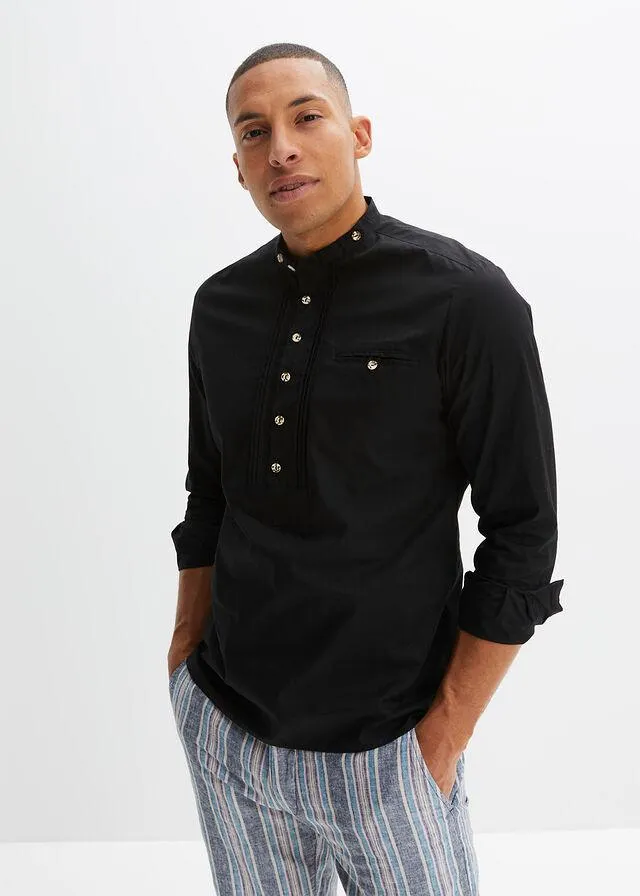 Krojová košeľa so záhybmi