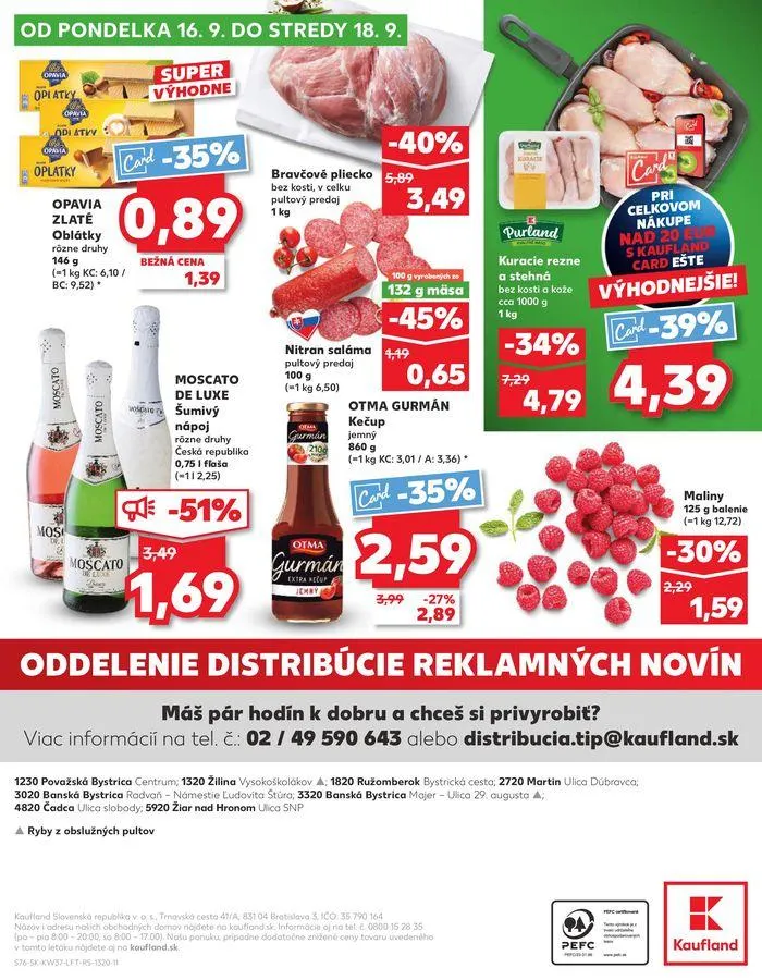 Leták: Exkluzívne výhodné ponuky od 12. septembra do 18. septembra 2024 - Prehľad Stránky 76