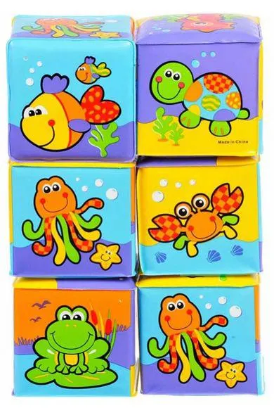 Playgro 0181170 mäkké penové kocky