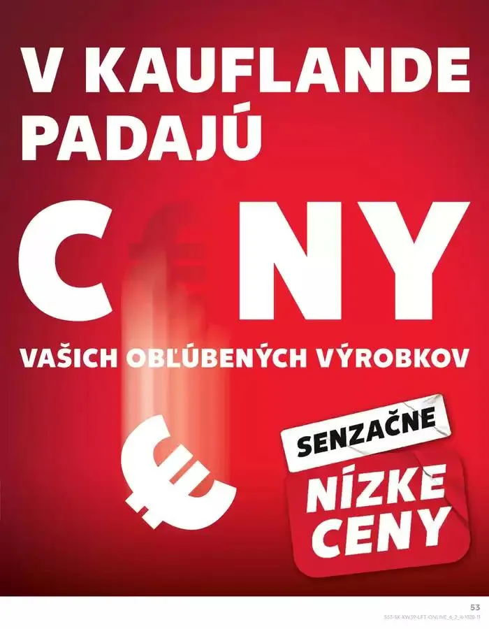 Leták: Naše najlepšie ponuky pre vás od 26. septembra do 2. októbra 2024 - Prehľad Stránky 53