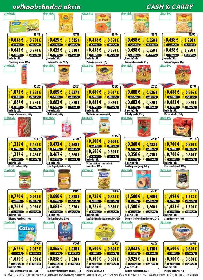 Leták: Cash & Carry leták do 30.04  od 3. apríla do 30. apríla 2024 - Prehľad Stránky 6