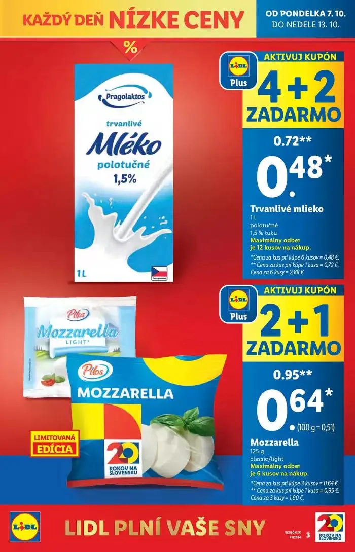 Leták: Platný od štvrtka 10. 10. 2024 od 10. októbra do 13. októbra 2024 - Prehľad Stránky 5