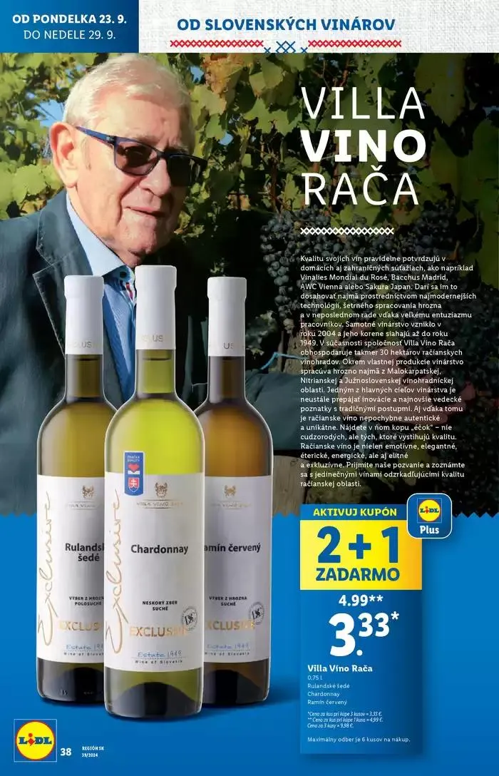 Leták: Platný od pondelka 23. 09. 2024 od 23. septembra do 29. septembra 2024 - Prehľad Stránky 46