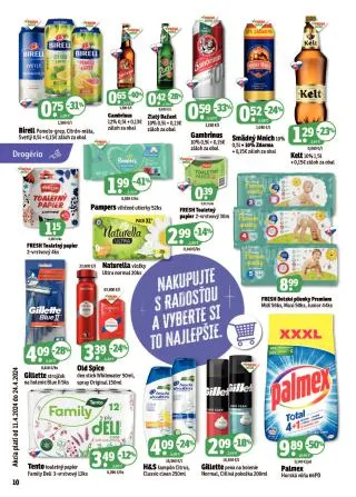 Leták: Fresh leták - Východné Slovensko od 11. apríla do 24. apríla 2024 - Prehľad Stránky 10