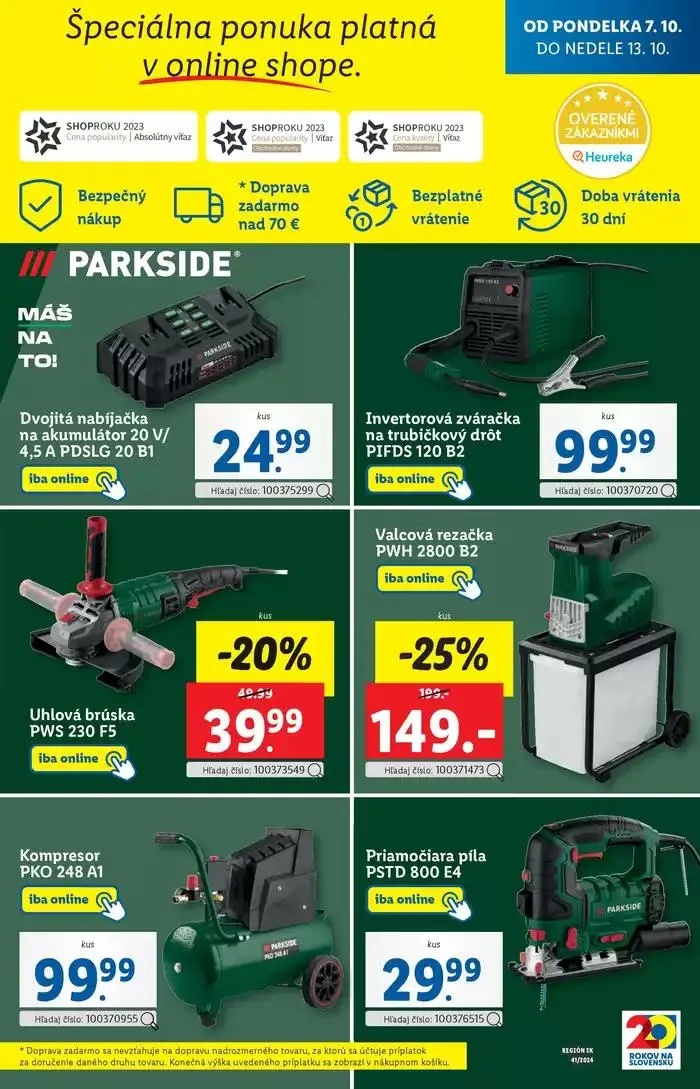 Leták: Platný od štvrtka 10. 10. 2024 od 10. októbra do 13. októbra 2024 - Prehľad Stránky 77