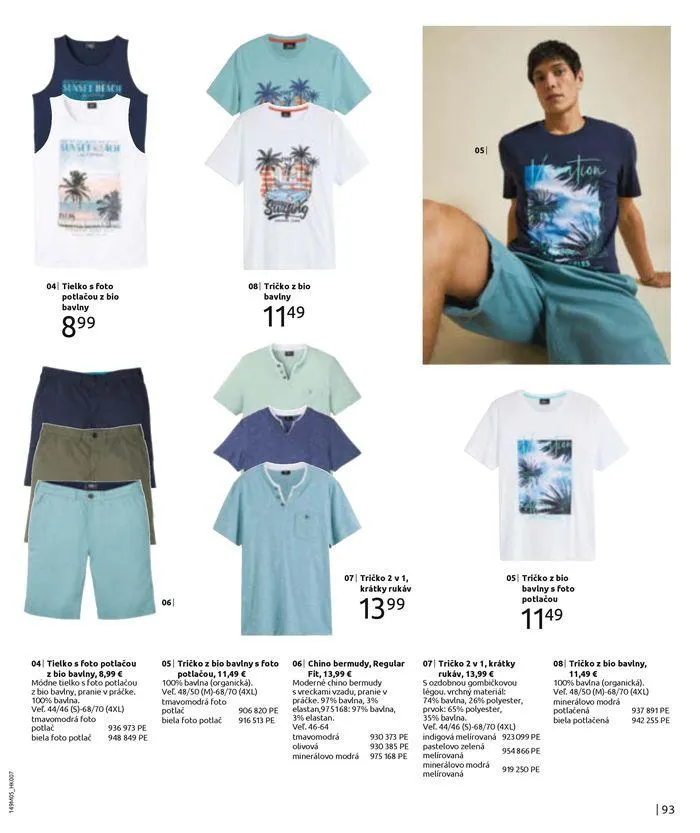 Leták: BonPrix Dovolenka VolÁ od 14. mája do 13. augusta 2024 - Prehľad Stránky 95