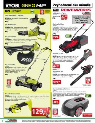 Leták: BAUHAUS aktuálna ponuka - Záhradné centrum od 18. marca do 14. apríla 2024 - Prehľad Stránky 8