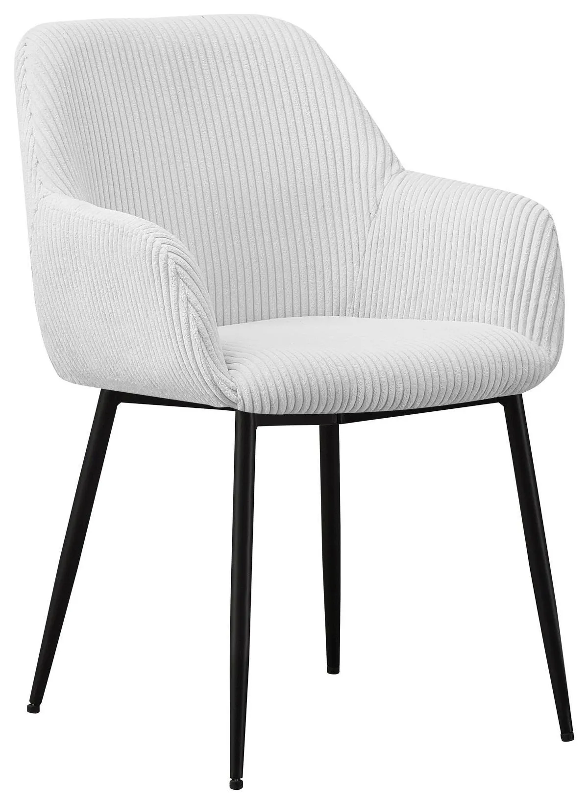 STOLIČKA S PODRÚČKAMI, železo, kord, krémová, čierna