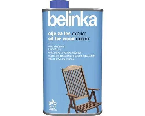 Olej na drevo belinka exteriér bezfarebný 0,5 l
