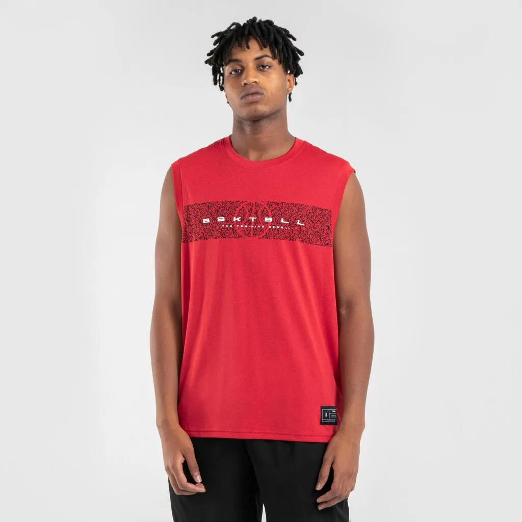 Pánske/dámske basketbalové tielko TS500 červené