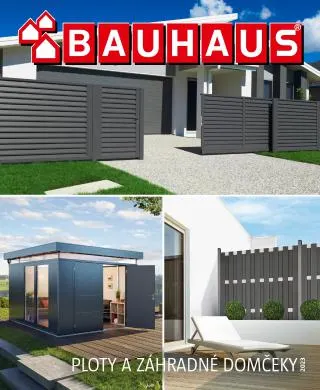 BAUHAUS katalóg - Ploty a záhradné domčeky - 1